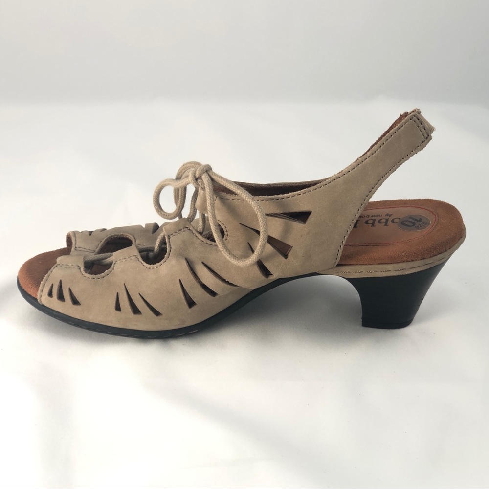 Cobb Hill by New Balance Peep Toe Heels 10 - Picture 4 of 7